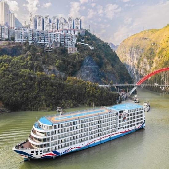 [华夏神女三号游船]重庆三峡宜昌单程四/五日旅游_三峡游船预定中心